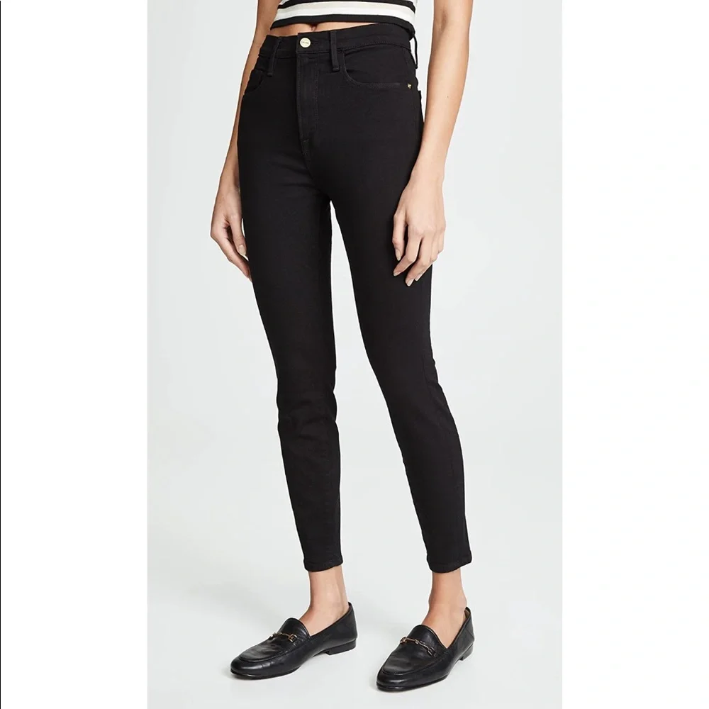 FRAME Ali High Rise Skinny Cropped Cigarette Jeans 28 NWT